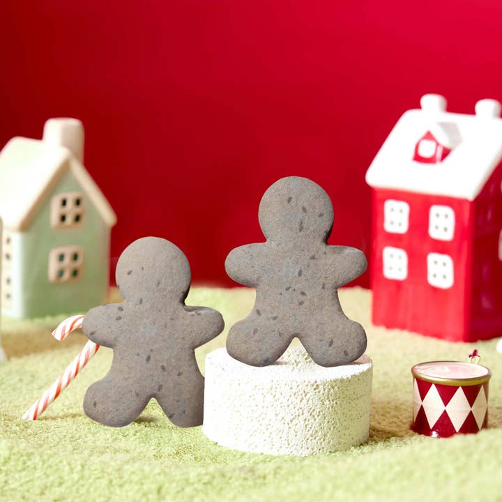 KESSHŌ - Wholesale Cookie - Black Sesame Gingerbreadman Christmas Gift Box – 4-Pack2