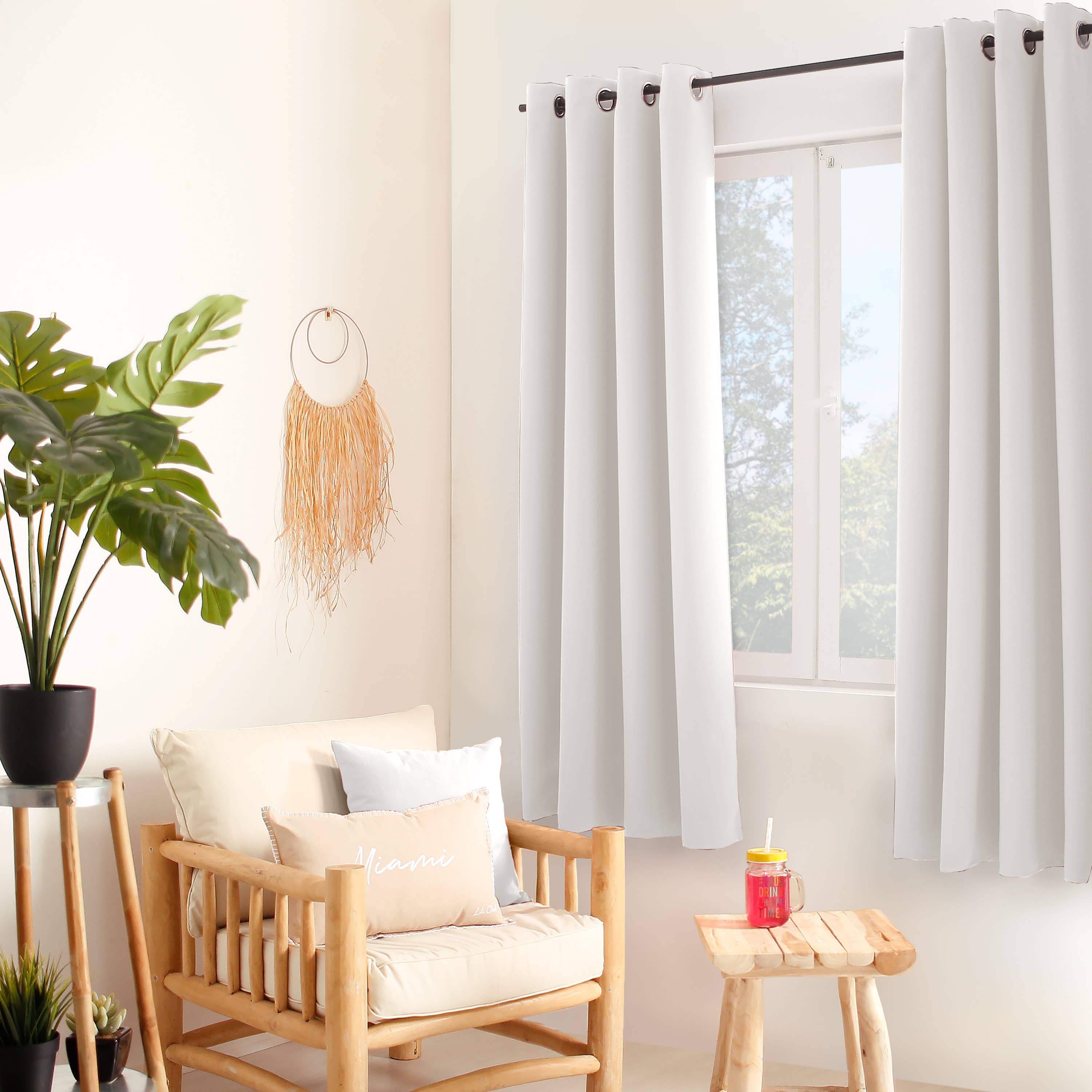 DECOSTARS - CmaDECO - Wholesale Curtain - Blackout Curtain with Grommets, 140x180cm, Licorice Collection20