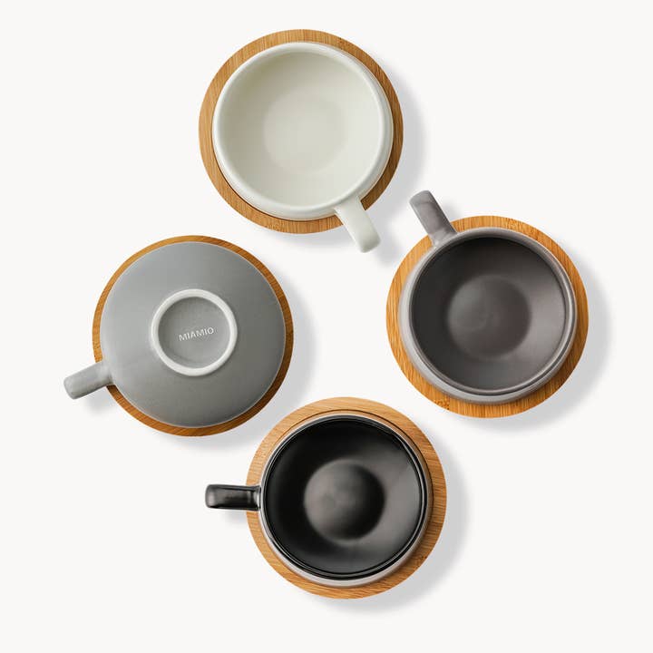 MIAMIO - Wholesale Coffee/Tea Cup - Cappuccino Cup Set Luxe Collection (4 x 320 ml)10