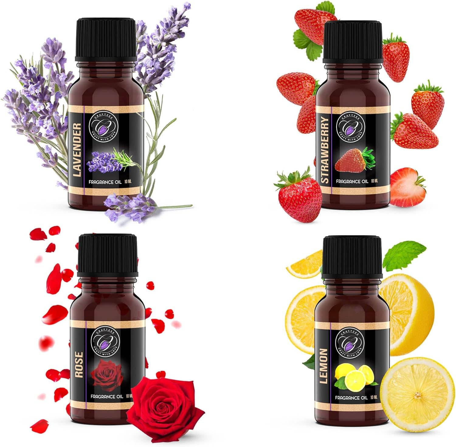 CraftZee - Wholesale DIY Craft Kit - Melt and Pour Soap Making Kit with Glycerin Soap Base, Fragrance Oils, Liquid Dyes, Silicone Molds, Wrappers & Instruction Manual2