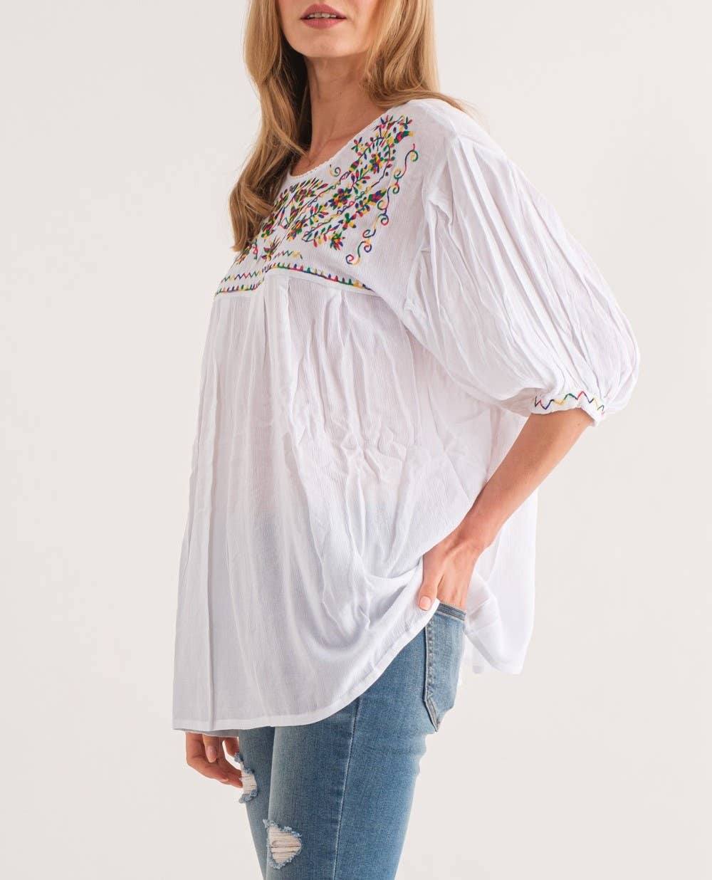 Raj Trading & Imports (USA) Inc. - Vendita all'ingrosso Camicetta - Donna - Top Ricamato Miley4