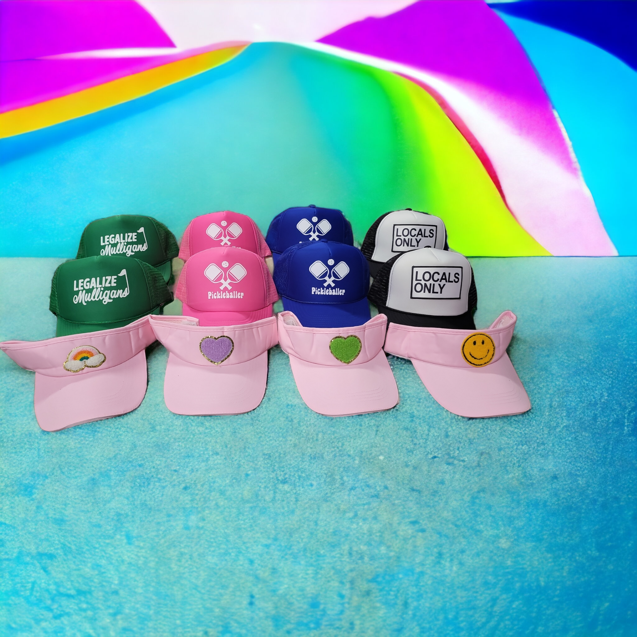 The Candy Collections - Wholesale Trucker Hat - Women's - Locals only Patch Vintage Trucker Hat cap trendy3