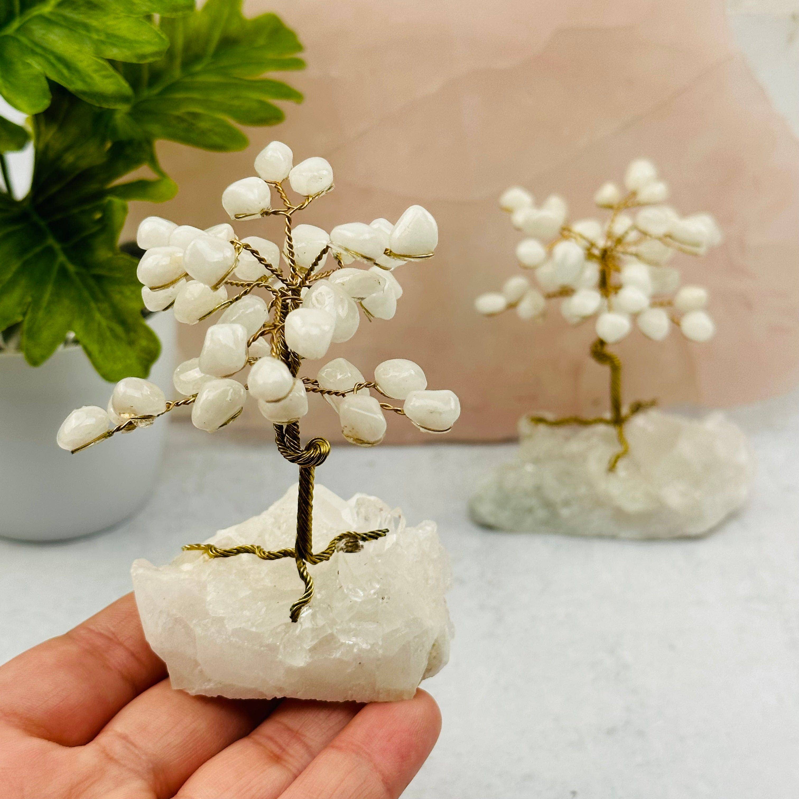 Rock Paradise - Wholesale Spiritual Stone/Crystal - Gemstone Tree on Crystal Quartz Cluster Base3