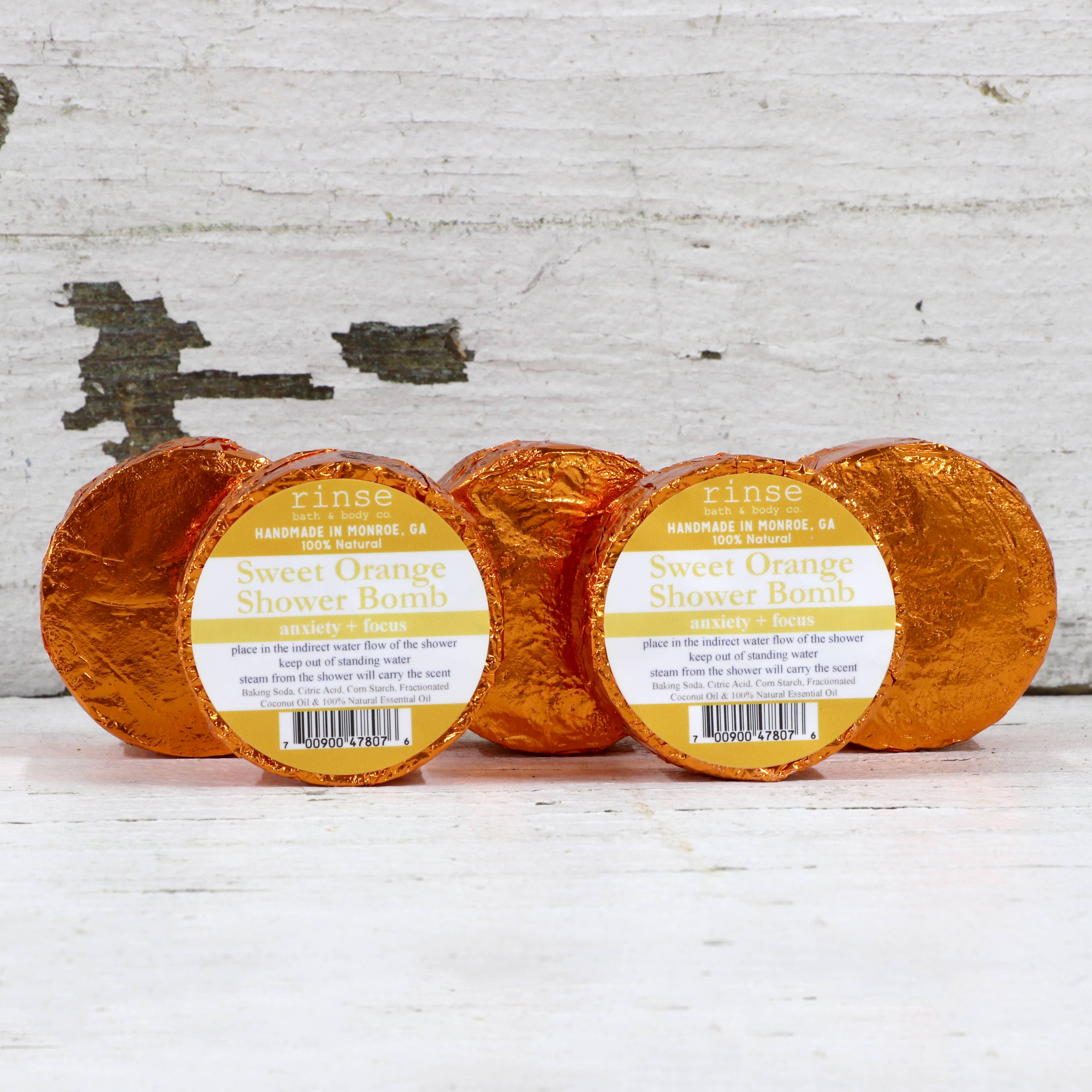 Rinse Bath Body Inc - Wholesale Shower Steamer/Bomb - Sweet Orange Shower Bomb | Aromatherapy | Mood Boost3