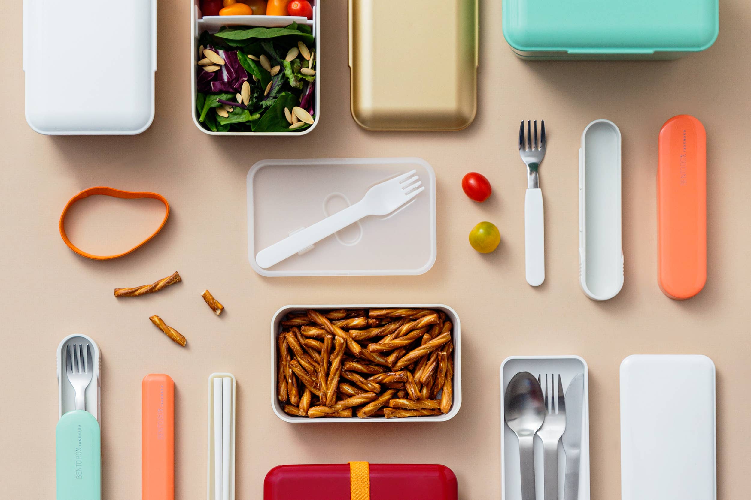 TAKENAKA Bento Box - Wholesale Food Storage Container - Bento Nibble Box - Made of Recycled Plastic Bottles6