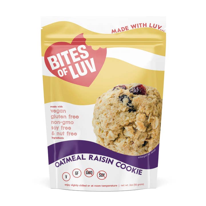 Bites of Luv - Wholesale Cookie - Oatmeal Raisin Cookie