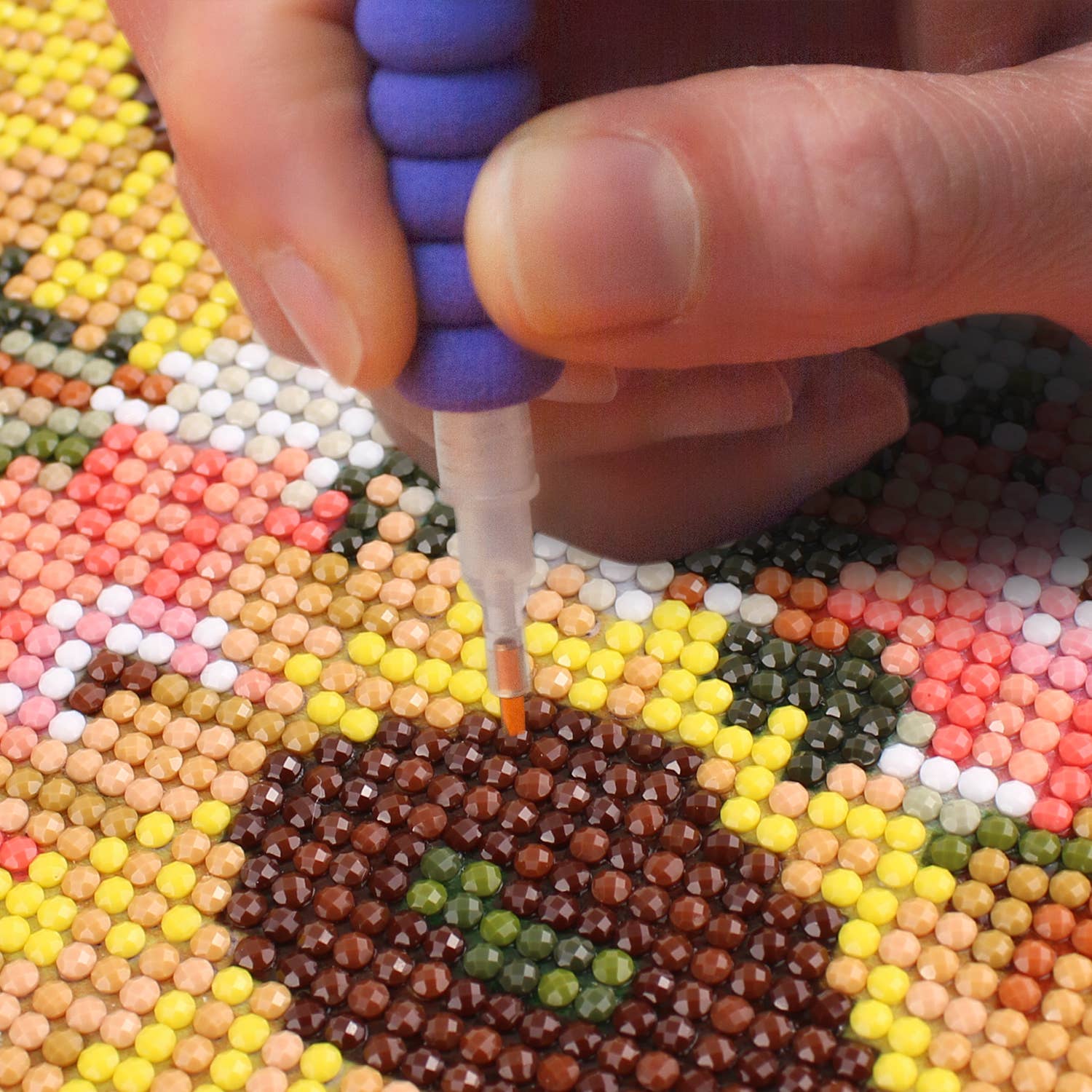 Camelot - Wholesale DIY Craft Kit - Fall Sunflowers Diamond Painting Kit3