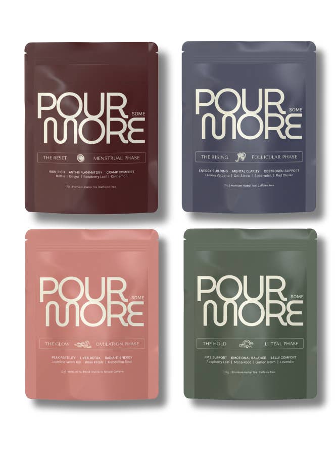 Cycle-Syncing Tea Collection | 2-Cycle Ritual for wholesale by POUR SOME MORE