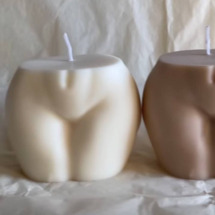 Dusty Rose Bodega - Venta al por mayor Velas de diseño llamativo - Vela a tope BOOTY