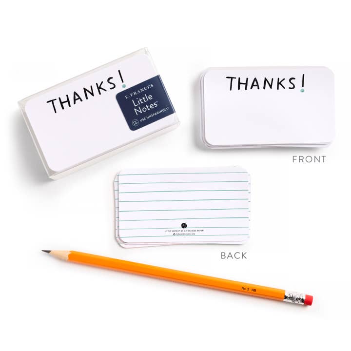 E. Frances Paper - Venta al por mayor Conjunto de papelería y tarjetas - Gracias Little Notes®1