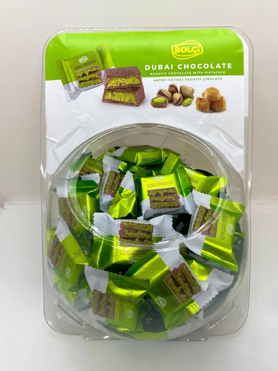 Aladdin – wholesale Chocolate bar – Antep Pistachio Kadayif Dubai Chocolate 16g Turkish Halal5
