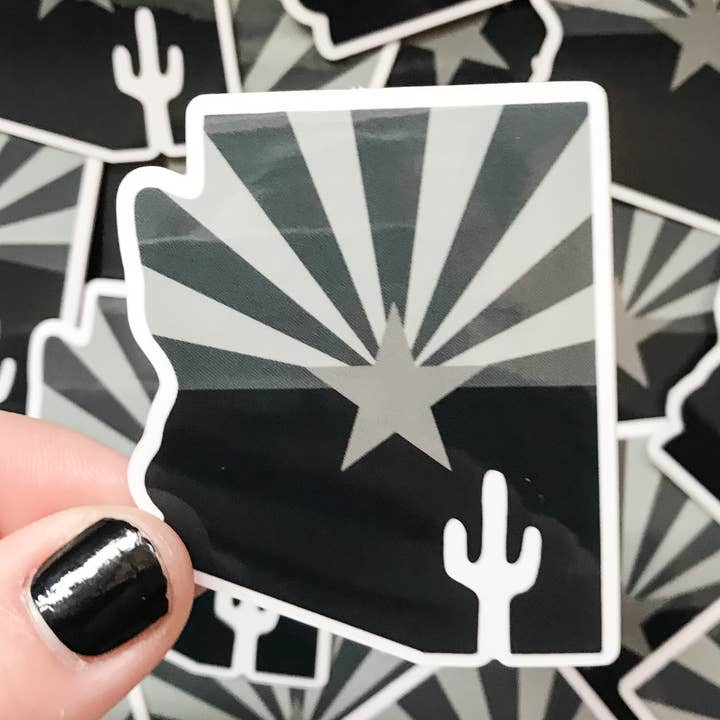 Arizona Flag Sticker for engroshandel hos Drawing a Blank Design Co