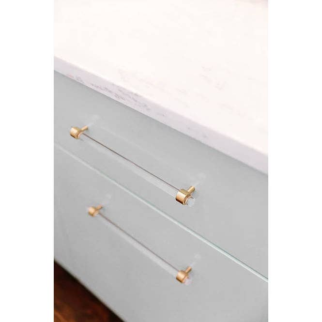 LuxHoldups - Wholesale Knob/Pull - Lucite Brass Drawer Pulls and Cabinet Handles4