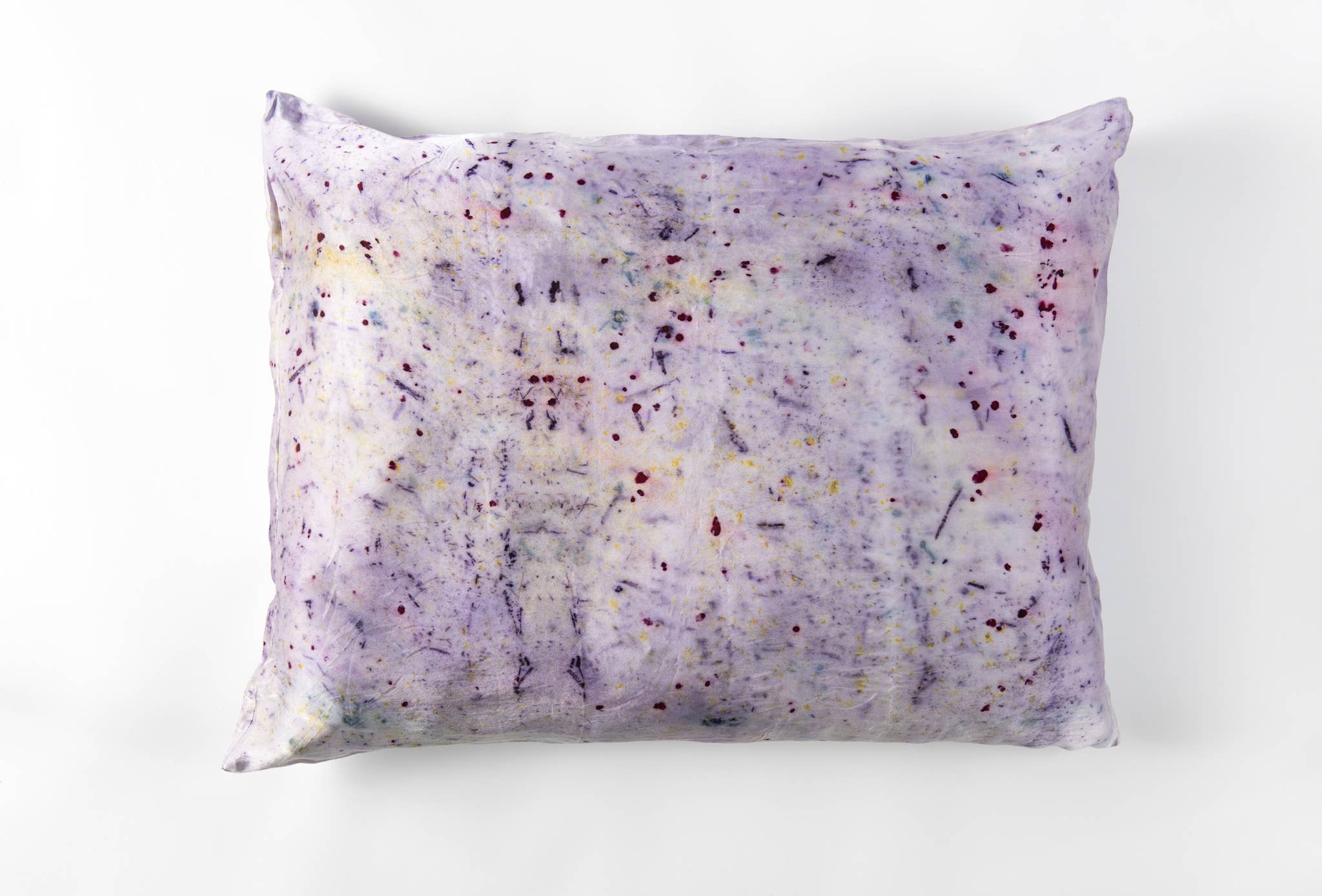 DYE KWEEN - Wholesale Bedding Pillowcase/Sham - Abstract Botanically Dyed Silk Pillowcase12