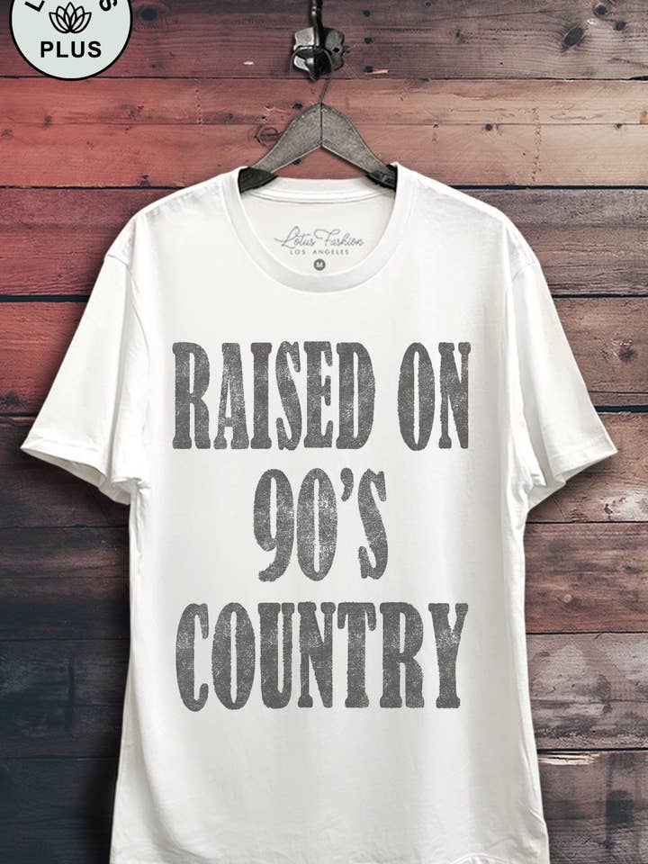 Opvokset med 90'er Country Grafisk Top for engroshandel hos Lotus Fashion Collection