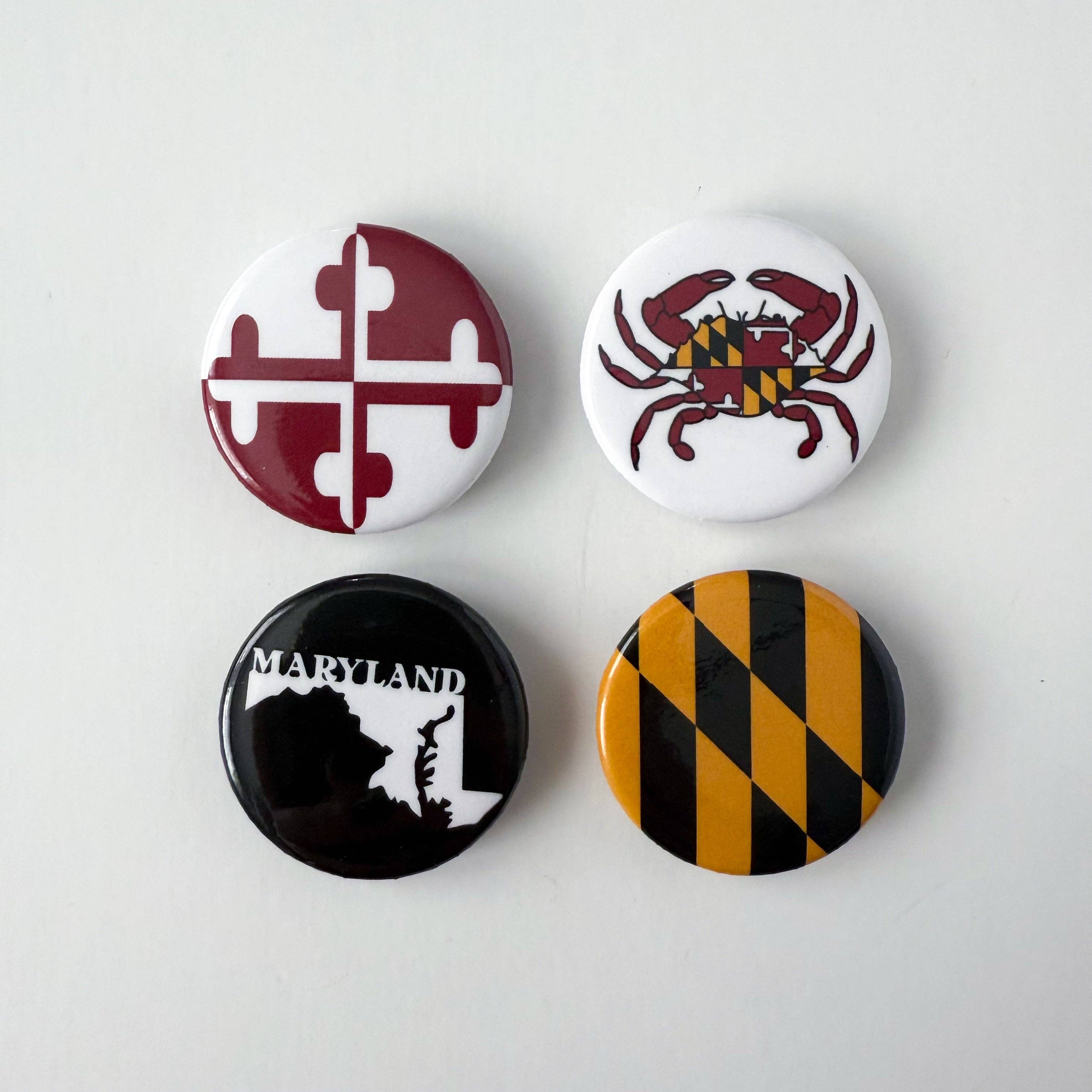 Jami Creates - Wholesale Magnet - Maryland Fridge Magnet Set (4)4