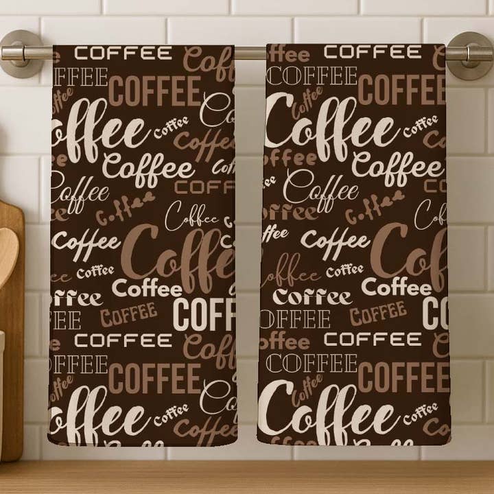 Kaffe_Bomuld Køkkenhåndklæder for engroshandel hos Potter's Printing