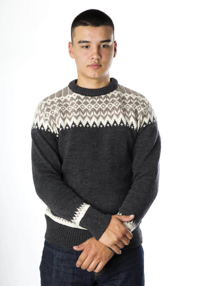 ALP SWEATER for engroshandel hos Fuza Wool Of Denmark