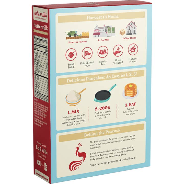 Lehi Mills - Wholesale Pancake Mix - Buttermilk Pancake Mix1