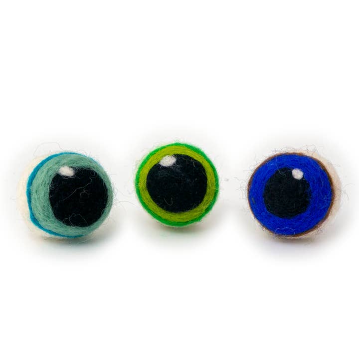 Friendsheep - Vendita all'ingrosso Giocattoli per animali - Cani e gatti - Set di 5 giocattoli e deodoranti ecologici Spooky Eyeball4