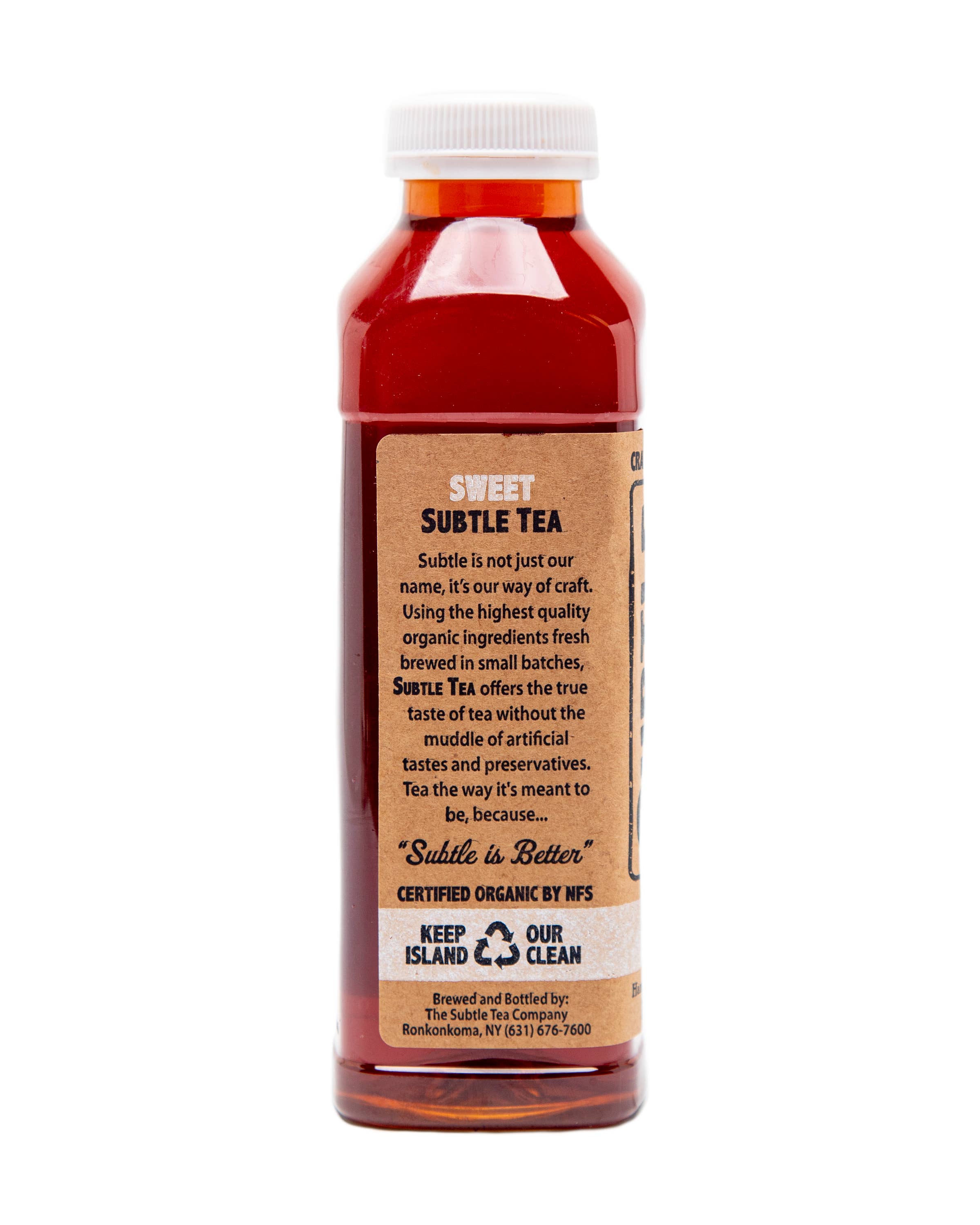 Subtle Tea - Wholesale Iced Tea - Subtle Tea Sweet - 16 oz. - Case (12 Bottles)3
