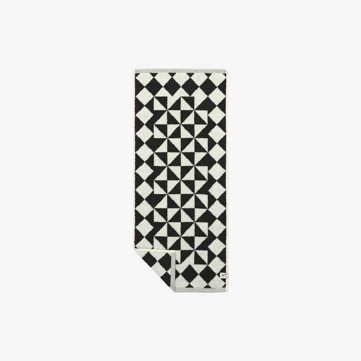 Gatsby Hand Towel - Black for wholesale by Slowtide