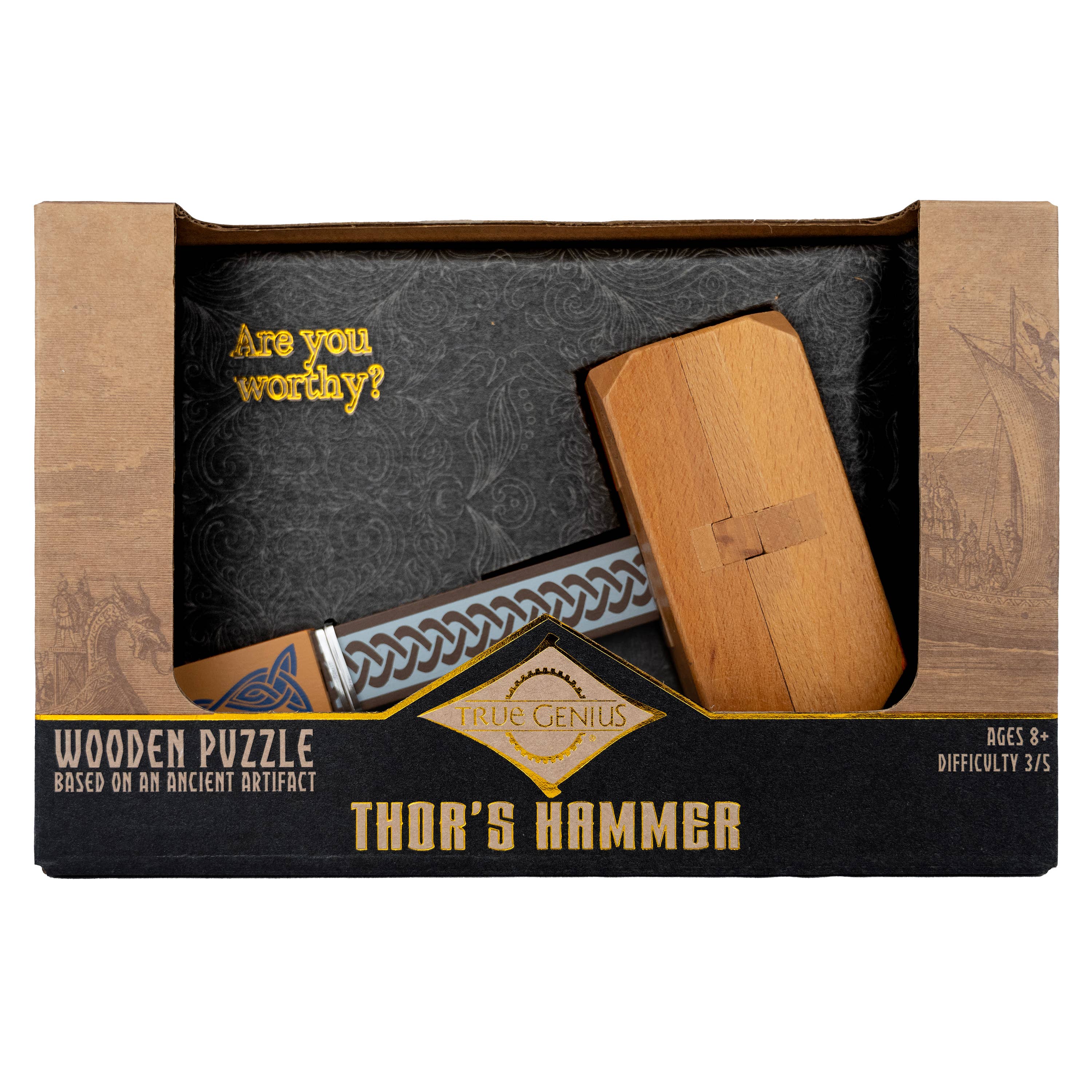 Project Genius – Engroshandel Puslespil - Voksen – True Genius Thor's Hammer-puslespil5