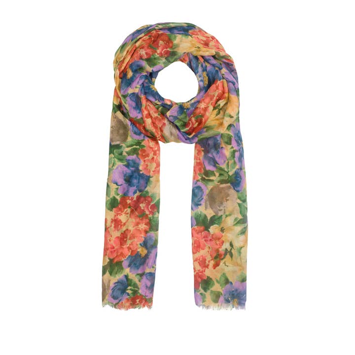 Cachecol - Hortênsias Francesas por atacado de Patricia Nash