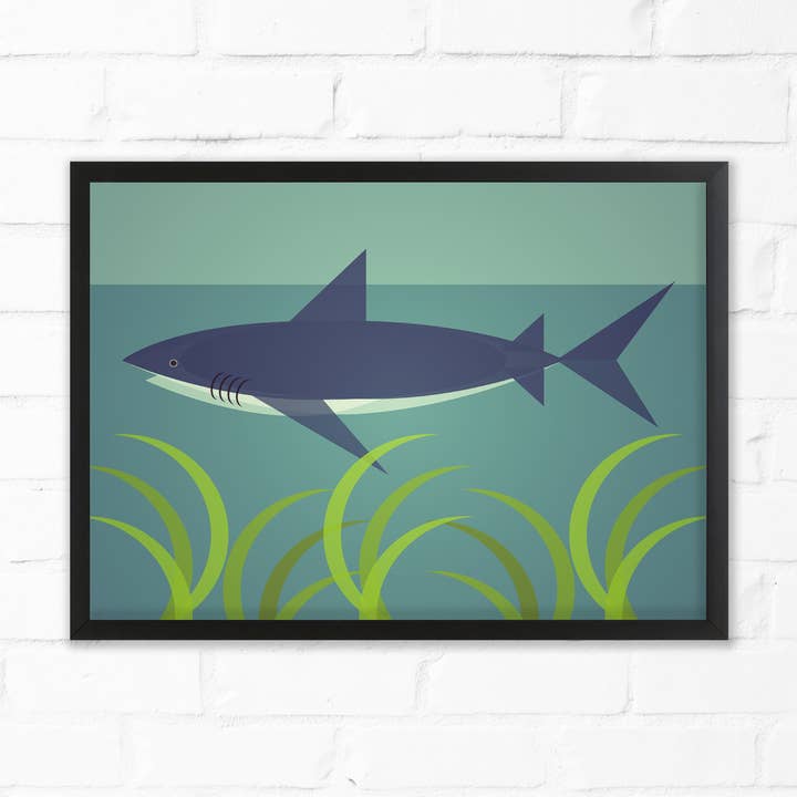 Mid Century Shark für den Großhandel von Cloud Cuckoo Design