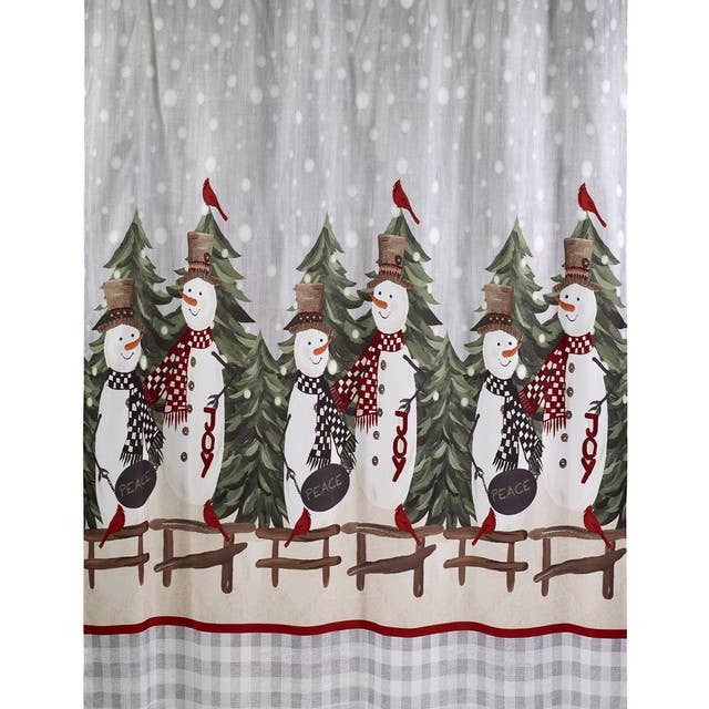 Rideau de douche Country Friends Multicolore pour la vente par Avanti Linens