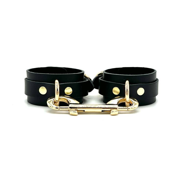 Italian Leather Handcuffs MONA for wholesale by Lulexy