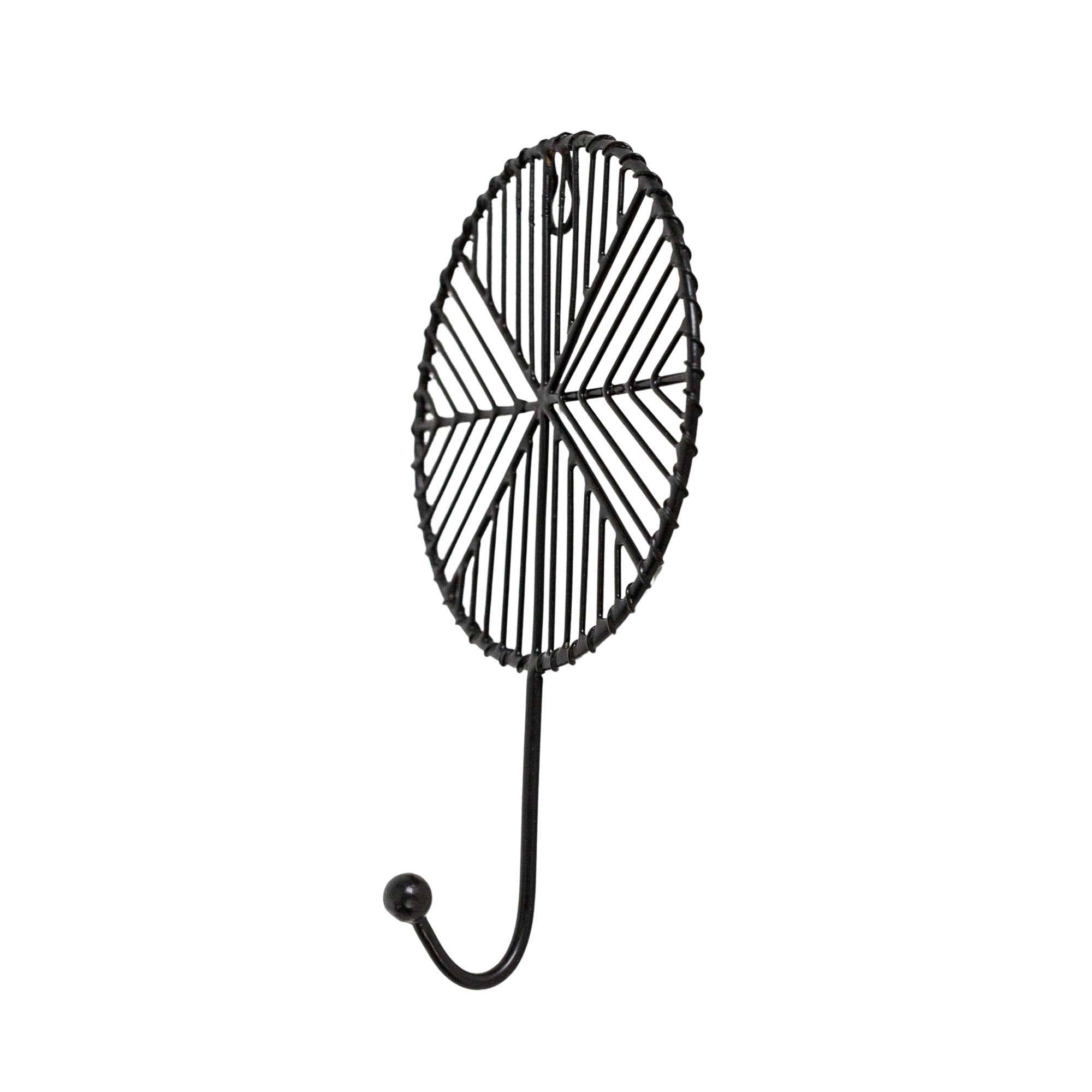 Foreside Home & Garden - Wholesale Wall Hook - SALE - Atticus Western Geometric Black Wire Wall Decor Hook4