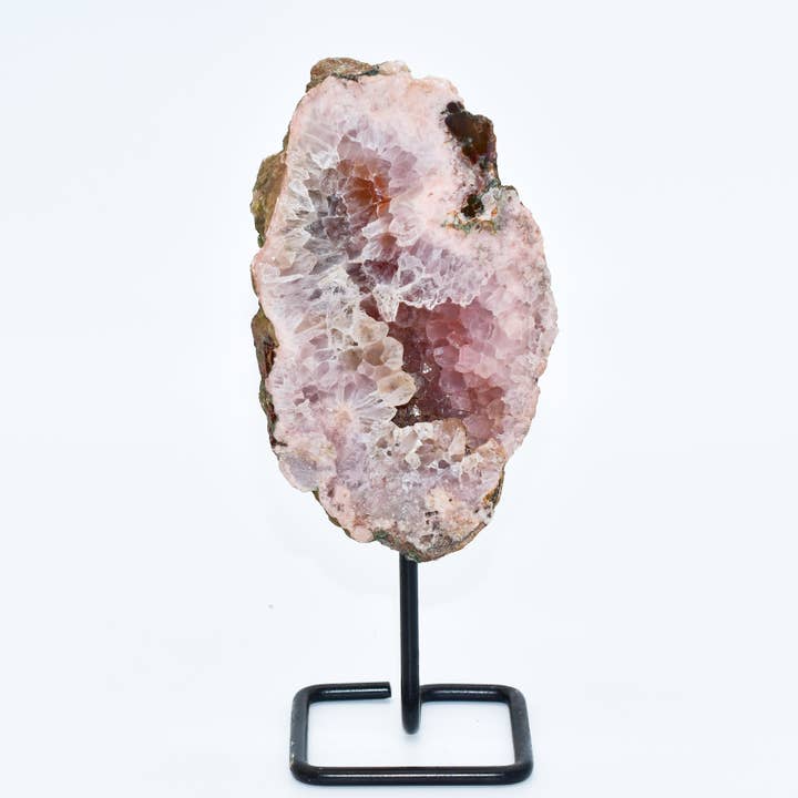 Whyte Quartz - Wholesale Spiritual Stone/Crystal - Pink Amethyst on Stand6