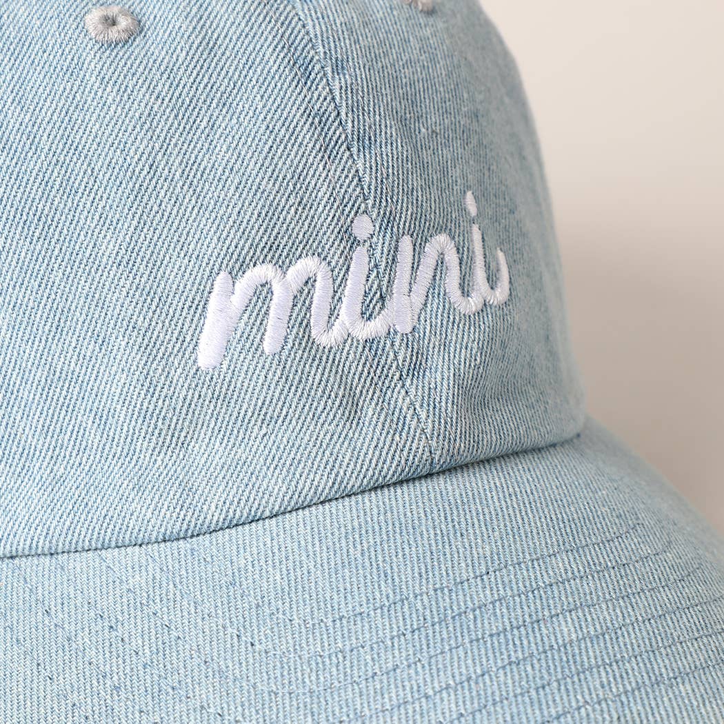Fashion City - Wholesale Baseball Cap - Kids - Mini Text Match with Dad and Mom Embroidery Cap8