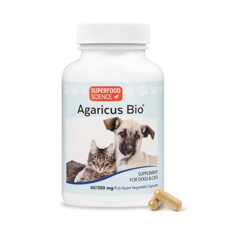 Agaricus Bio® Immune Support for Dogs and Cats, All-Natural Pet Supplement for wholesale by Superfood Science