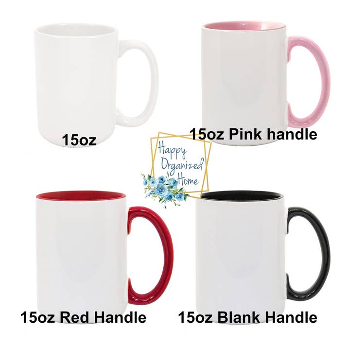 Happy Organized Home - Wholesale Coffee Mug - It's Fine I'm Fine Everything is Fine Floral Mug Coffee