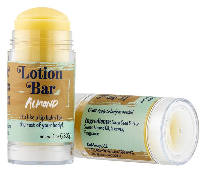 ANA Soaps - Wholesale Solid Lotion - Almond Lotion Bar0