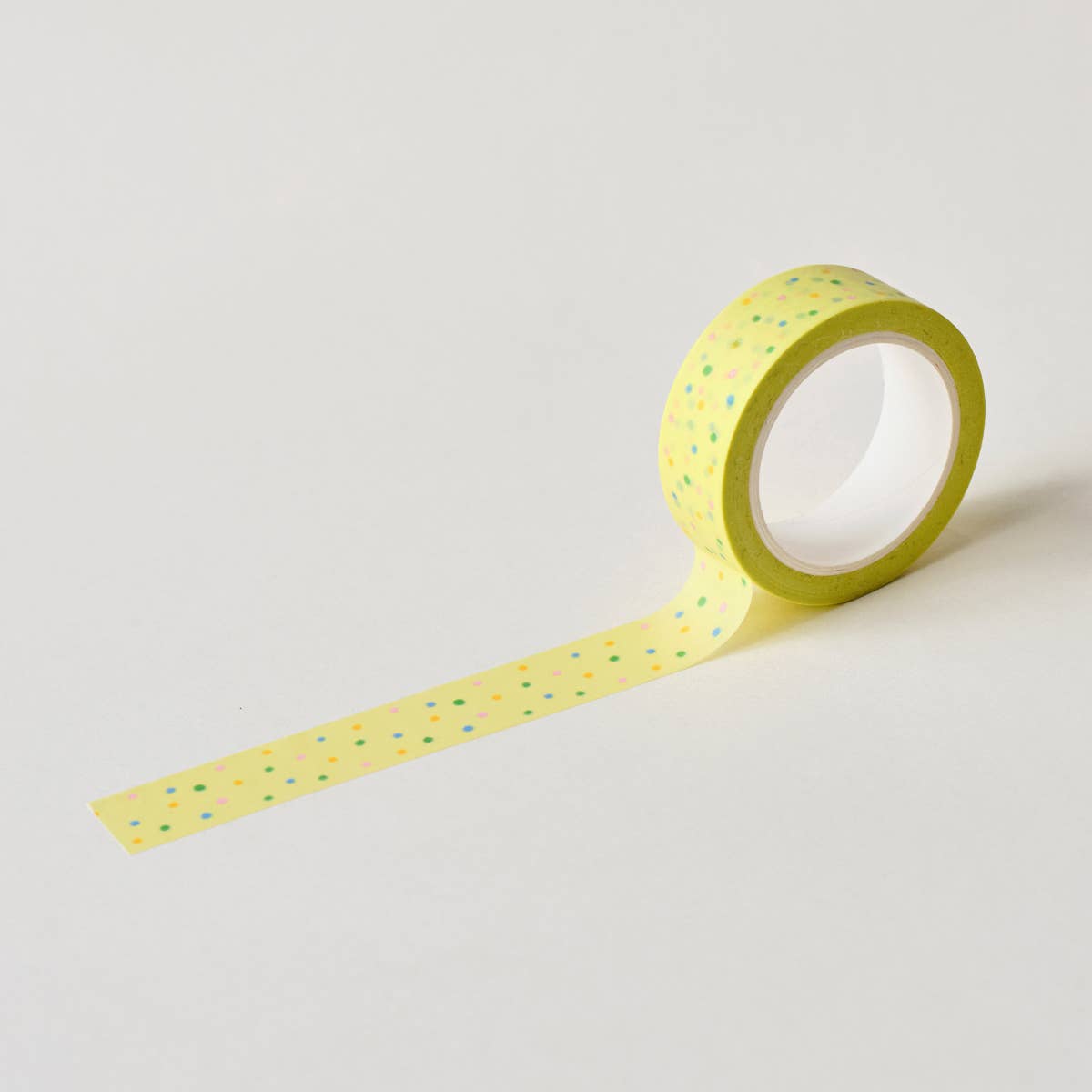 Claire Paul – wholesale Washi tape – Yellow Polka Dots Washi Tape3