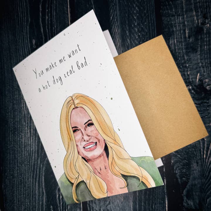 Pretty Good Cards - Wholesale Thinking of You Card - Hot Dog Card1