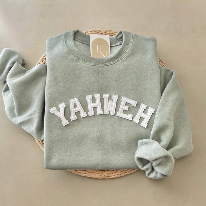 Threads And Needles, INC. - Wholesale Sweatshirt - Women's - Yahweh Sweatshirt, Christian Clothing