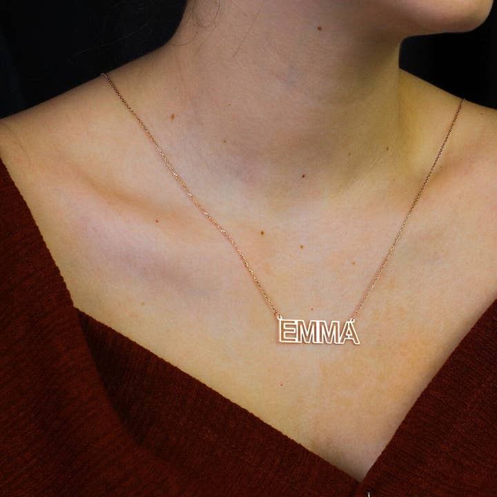 NamePlate Halskettingen voor wholesale door Gowa Design