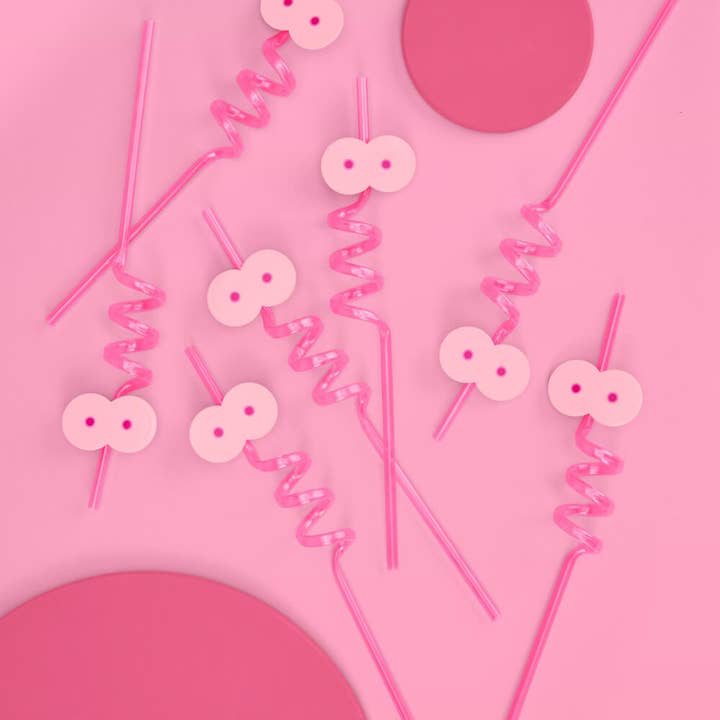 xo, Fetti - Wholesale Drinking Straw - Boob Straws, Lesbian Bachelorette Party