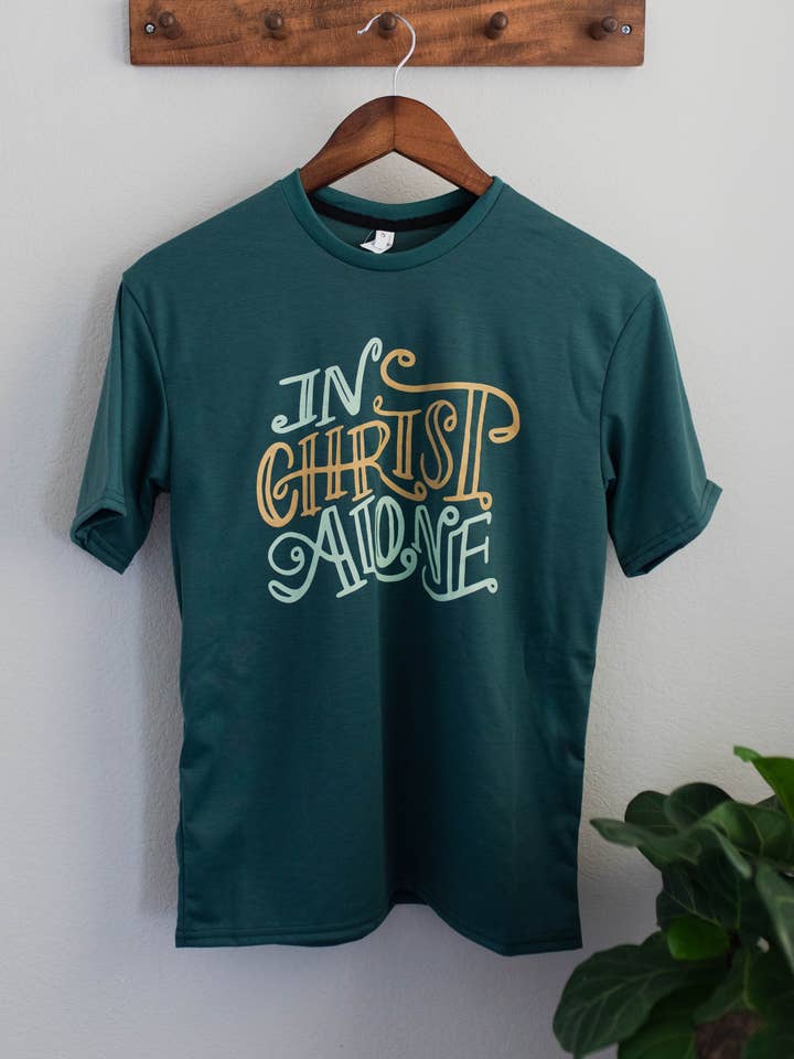 The Daily Grace Co - Wholesale Screen Printed T-Shirt - Women's - In Christ Alone Tee0