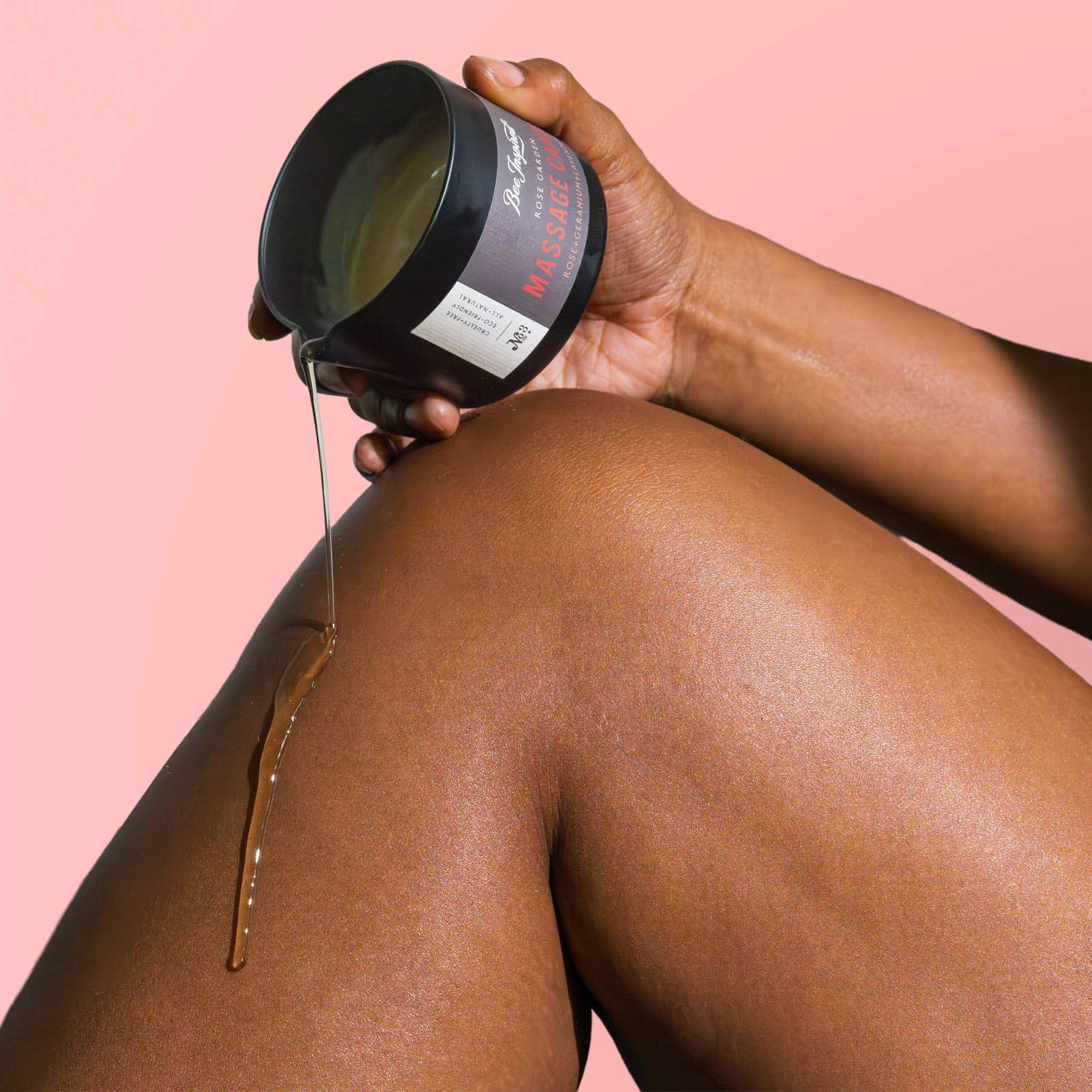 Bee Inspired - Wholesale Massage Oil/Gel - Rose Garden Massage Candle | 5.6oz Rose & Lavender Skincare2