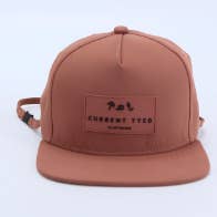 Current Tyed Clothing - Wholesale Flat Brim Cap - Unisex - SS2025 5 Panel Waterproof Snapback Hats
