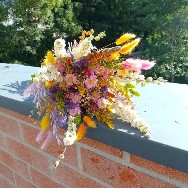 FLORALS BY K - Wholesale Dried/Pressed Flowers - Dried Bouquet "Lady Bridgerton" - Large