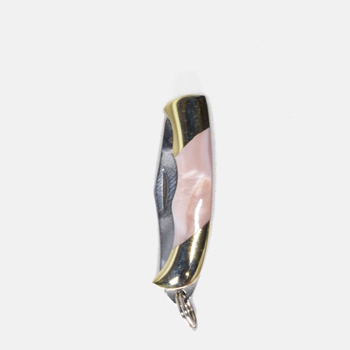 Curated Basics - Wholesale Pocket Knife/Holder - Assorted Mini Inlay Folding Knife3