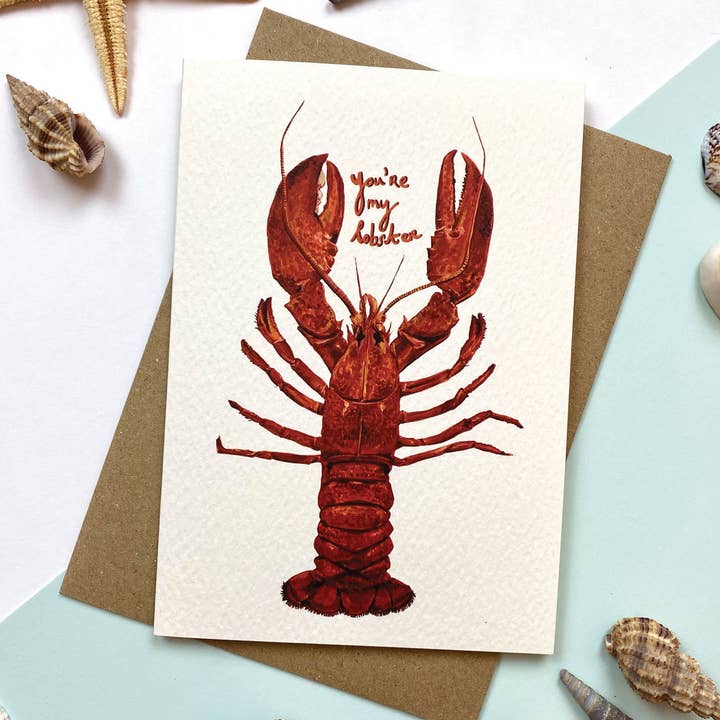 Você é meu cartão de amor de lagosta por atacado de Max Made Me