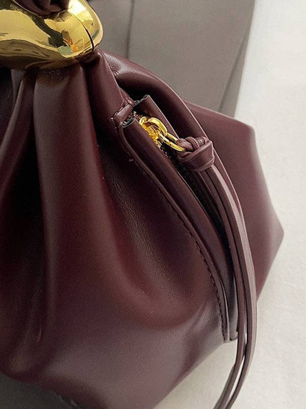 BORDEAUX Vouwdelen schoudertas met ritssluiting en gespleten inzetstukken voor groothandel op Faire6