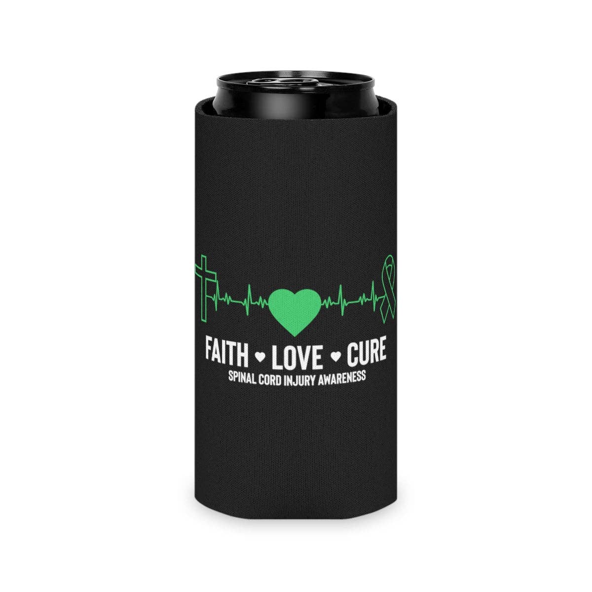Teegarb LLC - Wholesale Drink Huggers & Koozies - Beer Can Cooler Sleeve  Hilarious Spinal Cord Injury Awareness Sickness Fighter Humorous Spine Column Disorders Support Enthusiast2